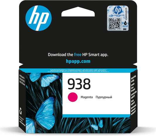 HP 938 Original Druckerpatrone in Schwarz, Cyan, Magenta oder Gelb für HP OfficeJet Pro Drucker