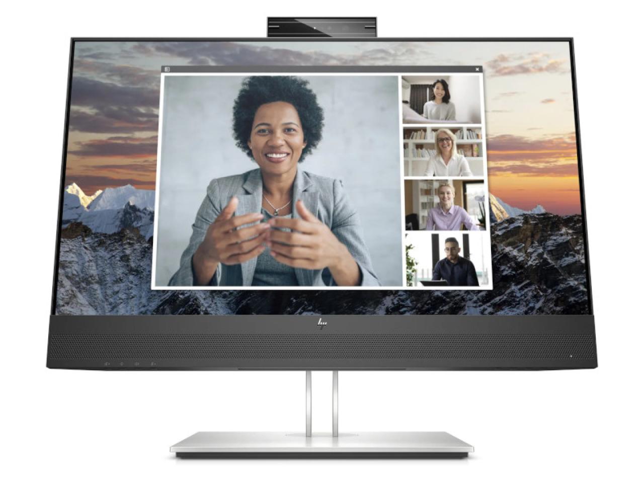 HP E24m G4 23,8 Zoll IPS Business Monitor mit USB-C, Lautsprechern und ergonomischem Standfuß