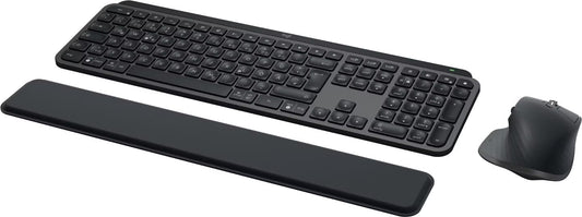 Logitech MX Keys S Combo mit MX Master 3S Maus und ergonomischer Handballenauflage