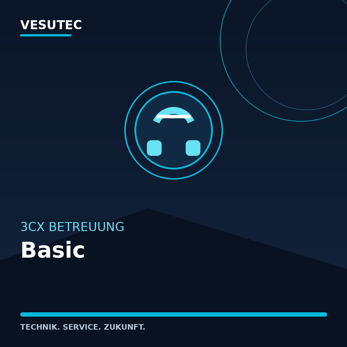 3CX Betreuung Basic – VESUTEC Dienstleistung