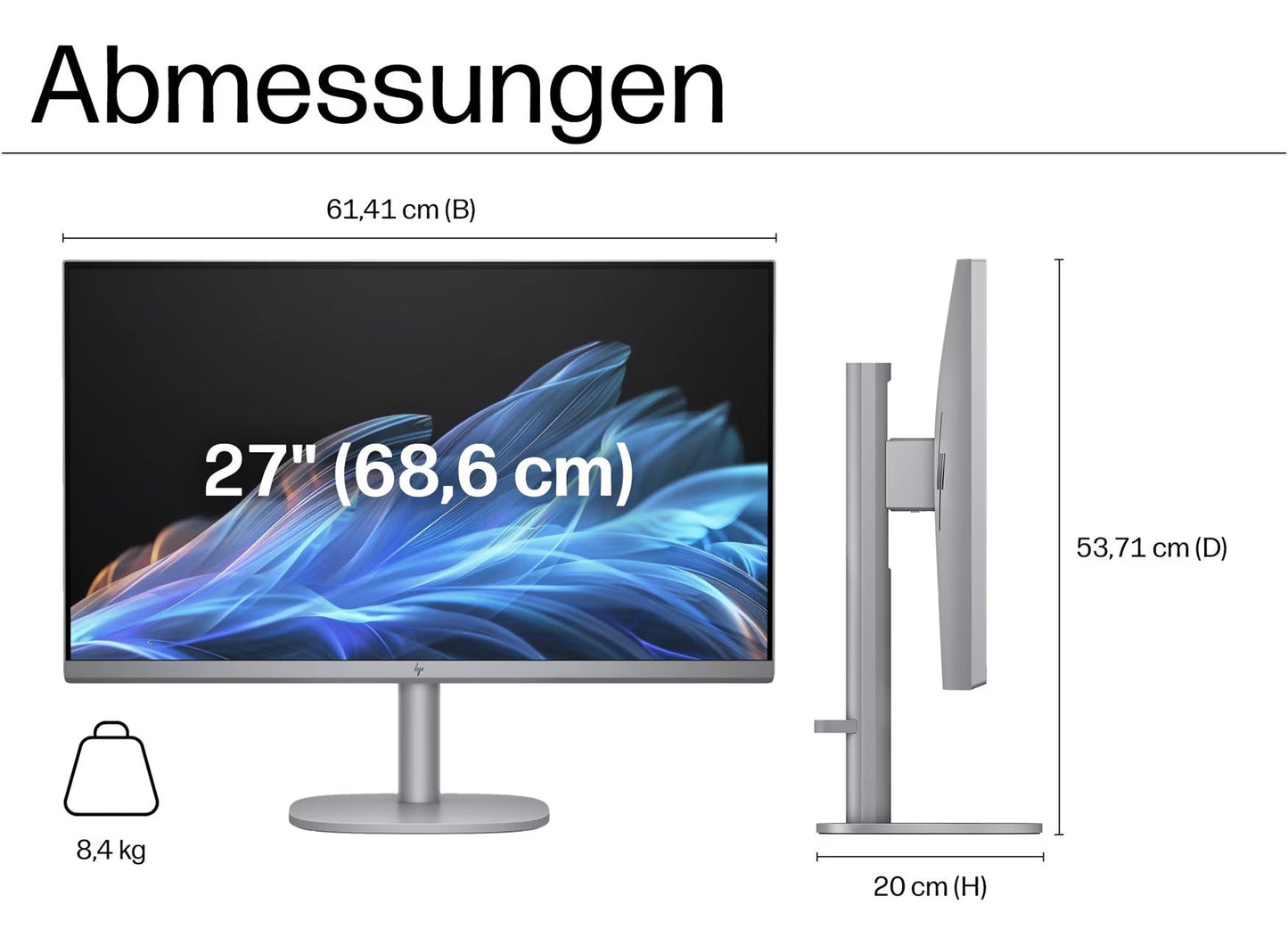 HP OmniStudio X 27-cs0755ng - 68.6 cm (27") Touchscreen All-in-One Desktop AI PC