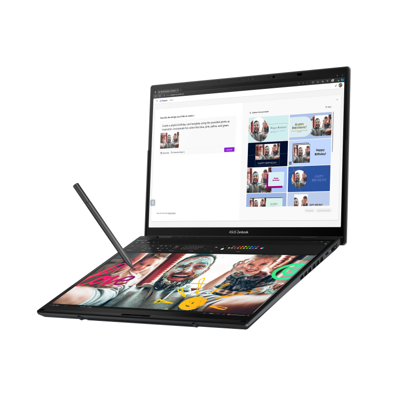 ASUS Zenbook DUO UX8406CA mit Dual-Screen OLED Display, Intel Core Ultra 9 und 32 GB RAM