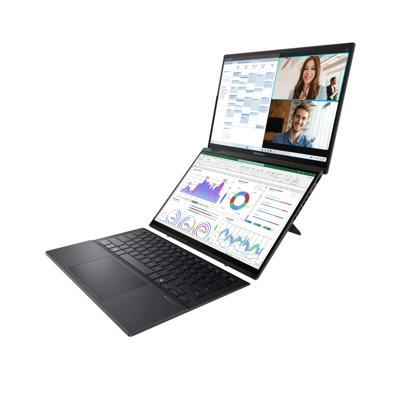 ASUS Zenbook DUO UX8406CA mit Dual-Screen OLED Display, Intel Core Ultra 9 und 32 GB RAM