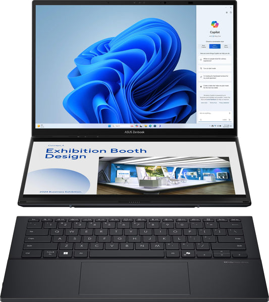 ASUS Zenbook Duo UX8406CA mit zwei OLED Touchscreens, Intel Core Ultra 9 und 32 GB RAM