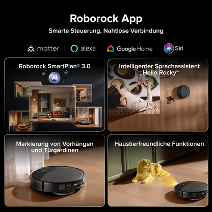 Roborock Saros 20 – AdaptiLift Chassis 3.0 für die reibungslose Überwindung von Schwellen, mit einer Saugkraft von 36.000 Pa