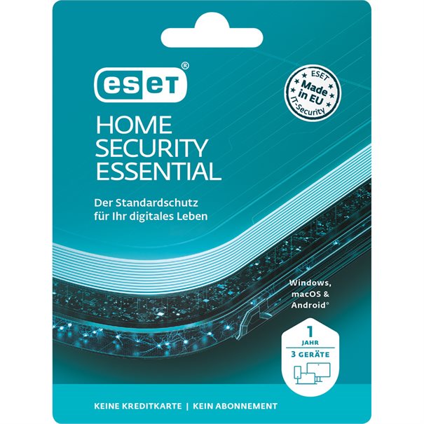 ESET HOME Security Essential Antivirus und Sicherheitssoftware für Windows Mac und Android