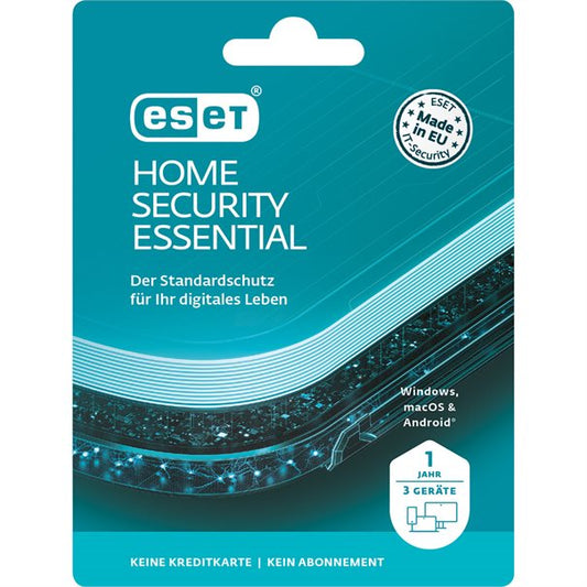 ESET HOME Security Essential Antivirus und Sicherheitssoftware für Windows Mac und Android