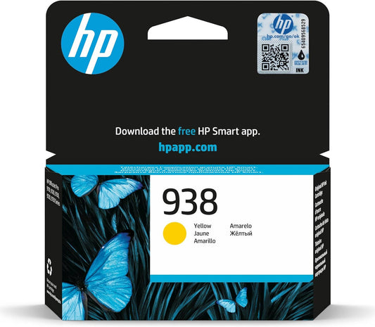 HP 938 Original Druckerpatrone in Schwarz, Cyan, Magenta oder Gelb für HP OfficeJet Pro Drucker