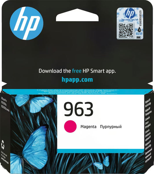 HP 963 Original Druckerpatrone für HP OfficeJet Pro Drucker in Schwarz Cyan Magenta und Gelb