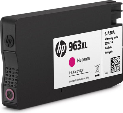 HP 963XL Original Druckerpatronen Serie mit Schwarz Cyan Magenta Gelb und Multipack für HP OfficeJet Pro Drucker