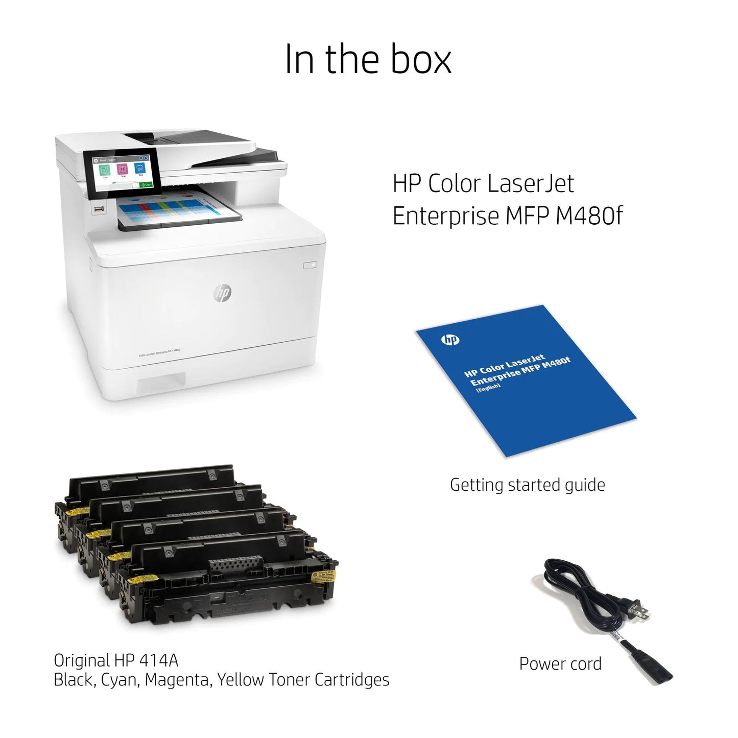 HP Color LaserJet Enterprise MFP M480f Farblaser-Multifunktionsdrucker mit Duplexdruck und Netzwerk