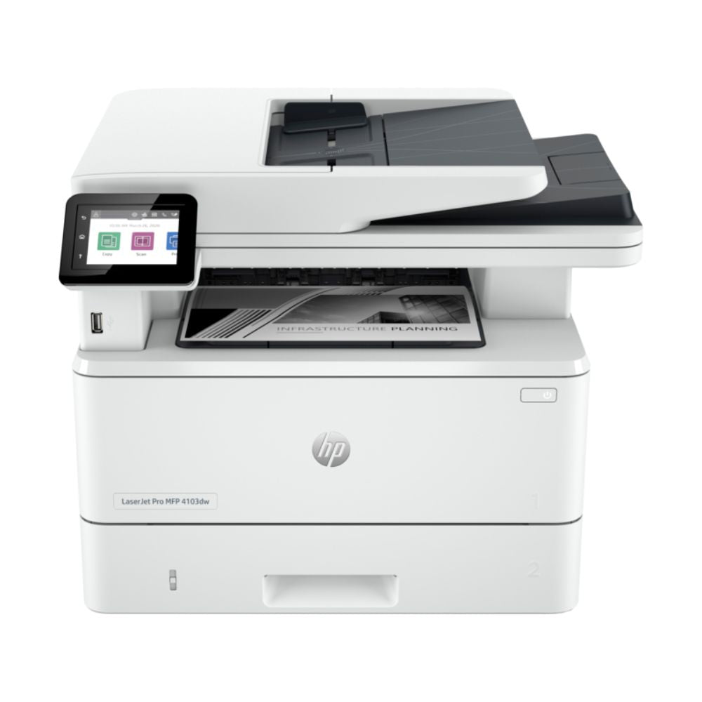 HP LaserJet Pro MFP 4103dw Schwarzweiß-Laser-Multifunktionsdrucker mit WLAN und Duplexdruck