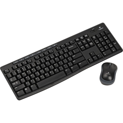 Logitech MK270 Wireless Combo mit kabelloser Tastatur und optischer Maus für Büro und Homeoffice