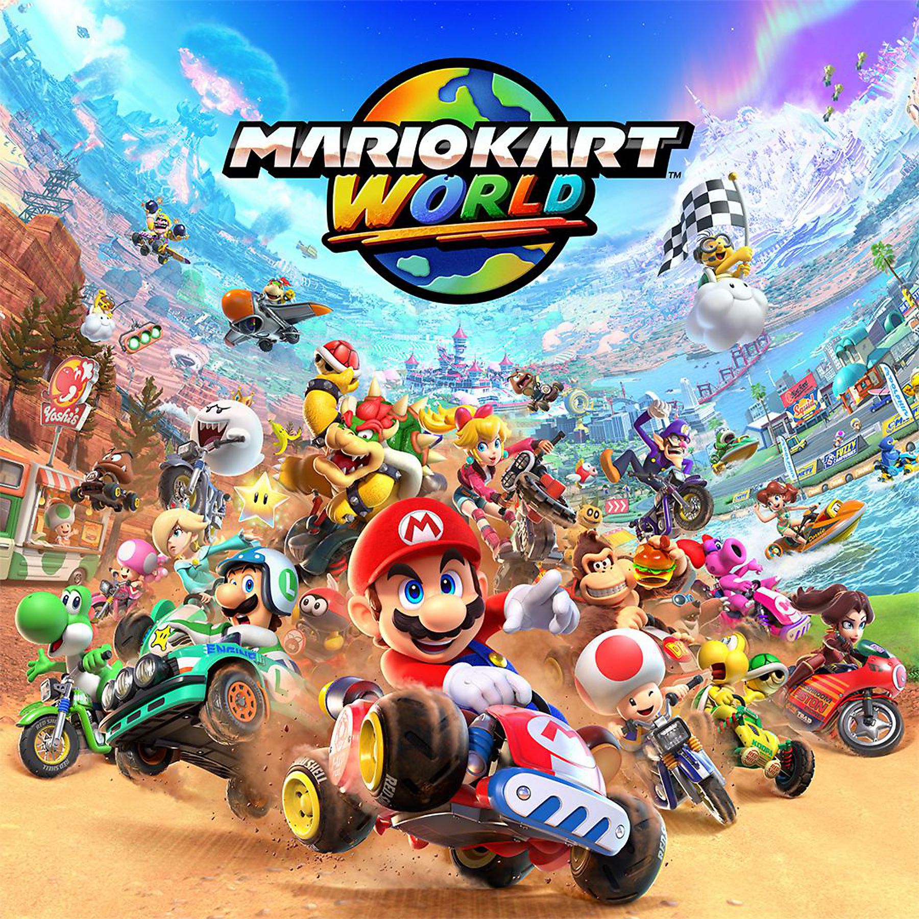Nintendo Switch 2 Konsole mit Mario Kart World Bundle und Joy-Con 2 Controllern