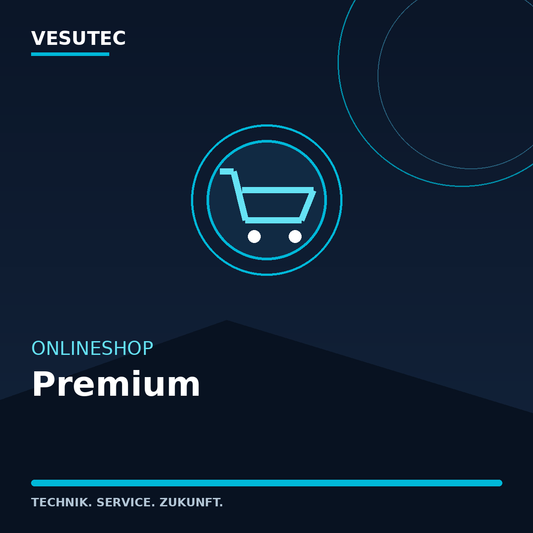 Onlineshop Premium – VESUTEC Dienstleistung
