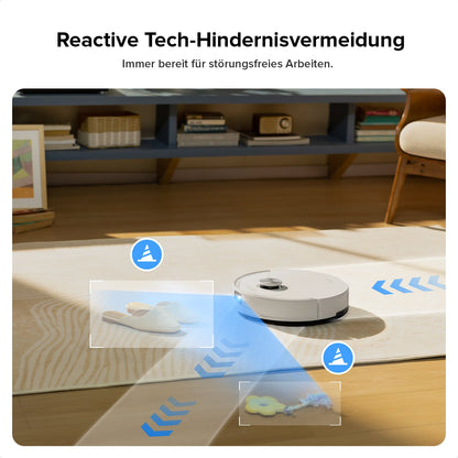 Roborock Q10 S5 Set Saug- und Wischroboter mit zusätzlichem Wischtuch für die automatische Bodenreinigung