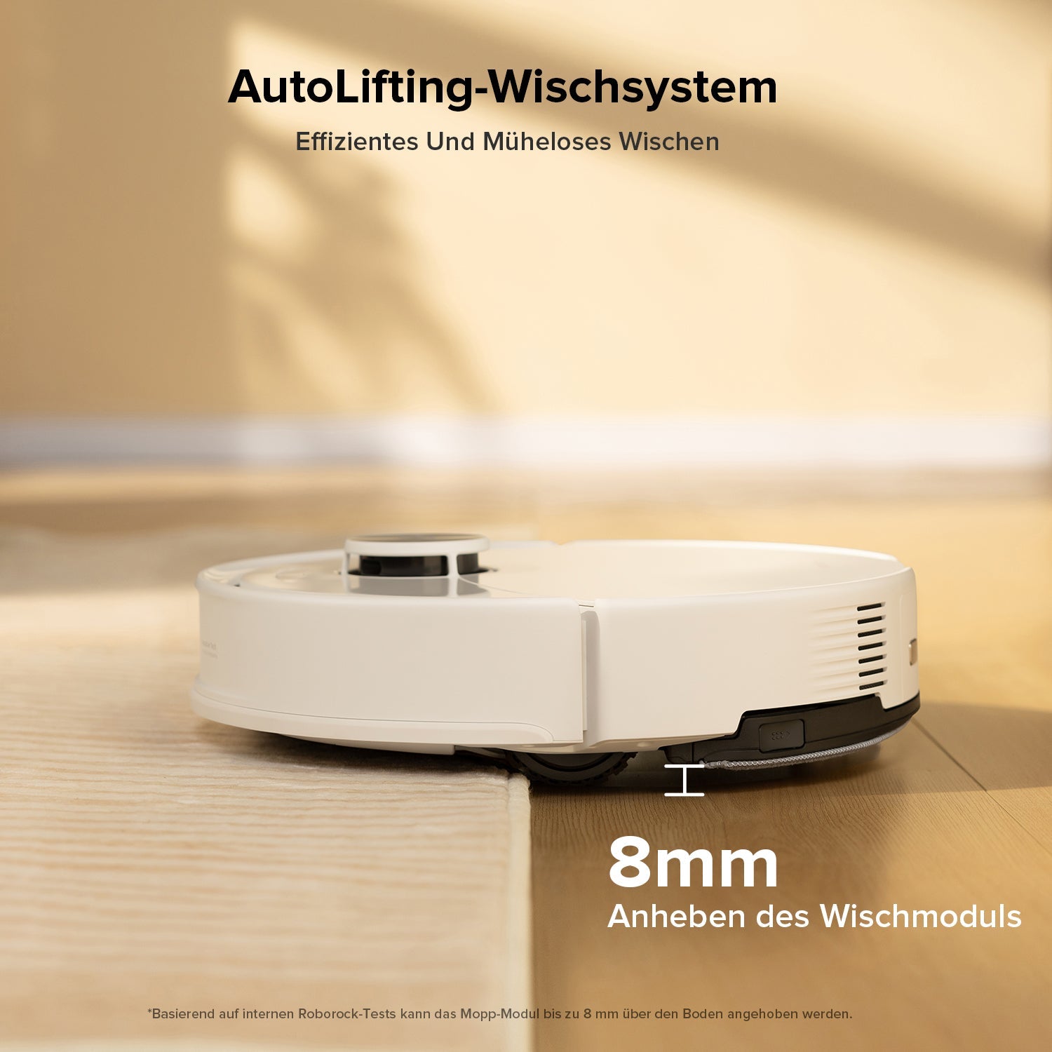 Roborock Q10 S5 Set Saug- und Wischroboter mit zusätzlichem Wischtuch für die automatische Bodenreinigung