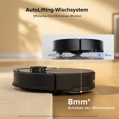Roborock Q10 S5 Set Saug- und Wischroboter mit zusätzlichem Wischtuch für die automatische Bodenreinigung