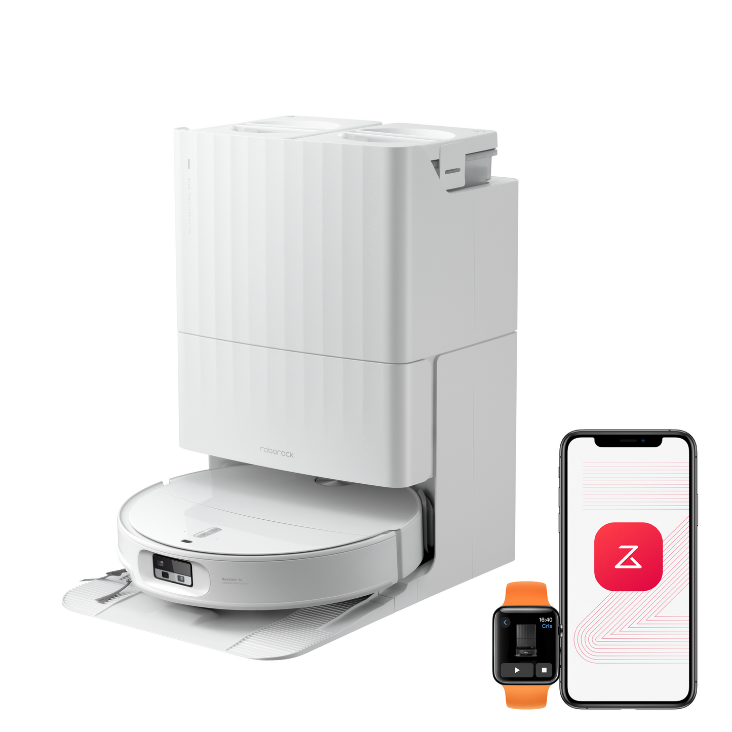 Roborock Qrevo Edge 2 Saug- und Wischroboter mit 25000 Pa HyperForce Saugkraft