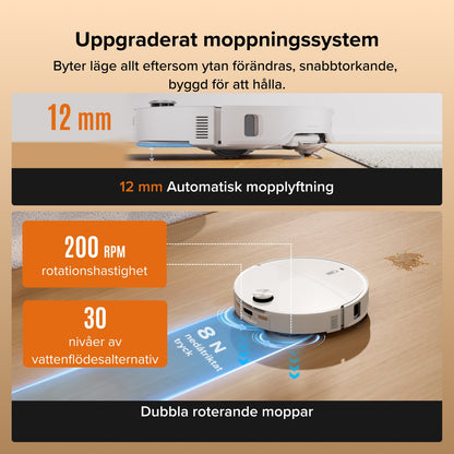 Roborock Qrevo Edge 2 Saug- und Wischroboter mit 25000 Pa HyperForce Saugkraft