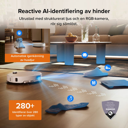 Roborock Qrevo Edge 2 Saug- und Wischroboter mit 25000 Pa HyperForce Saugkraft