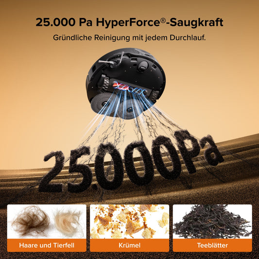 Roborock Qrevo Edge 2 Saug- und Wischroboter mit 25000 Pa HyperForce Saugkraft