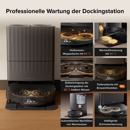 Roborock Qrevo Edge 2 Saug- und Wischroboter mit 25000 Pa HyperForce Saugkraft