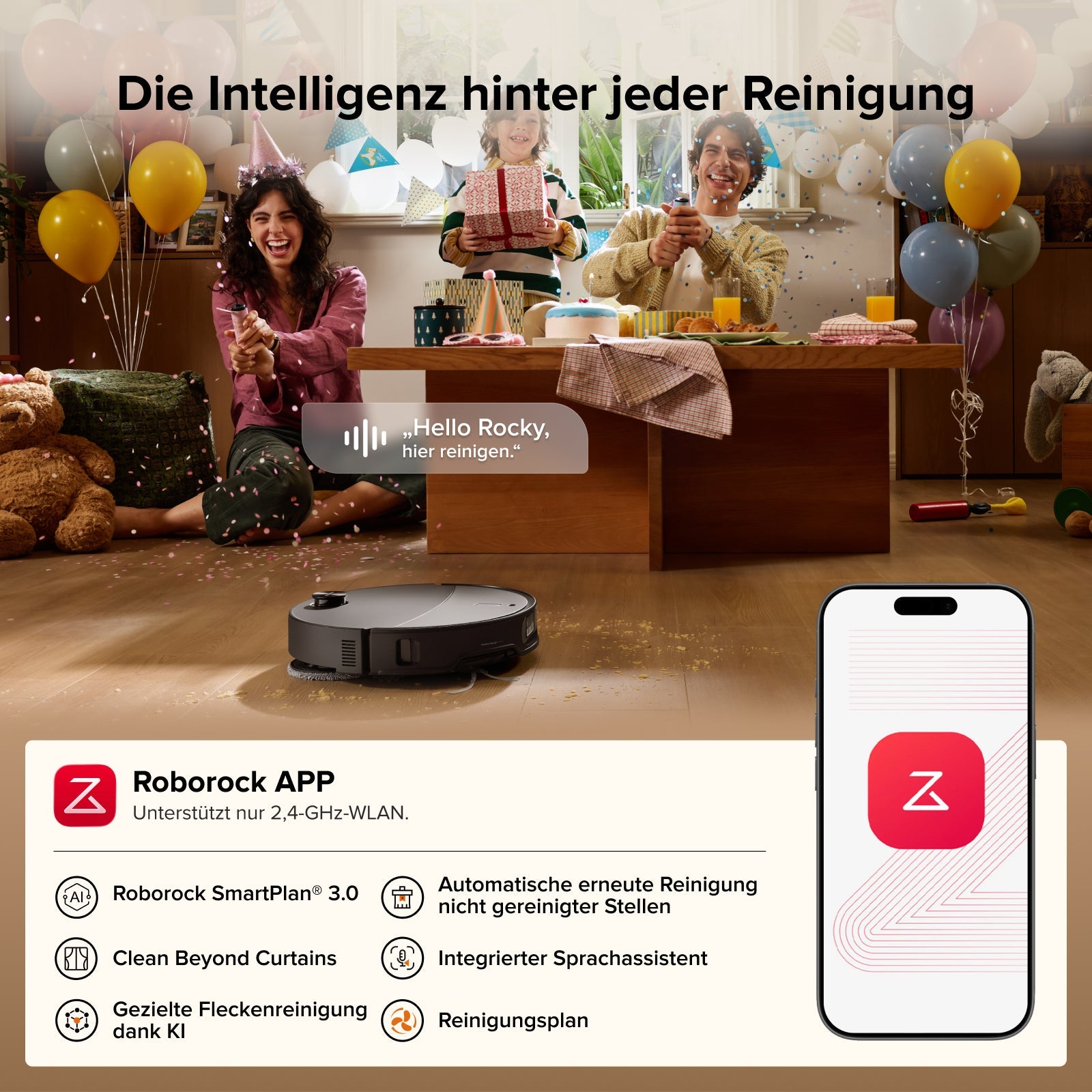 Roborock Qrevo Edge 2 Saug- und Wischroboter mit 25000 Pa HyperForce Saugkraft