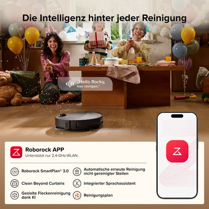 Roborock Qrevo Edge 2 Saug- und Wischroboter mit 25000 Pa HyperForce Saugkraft