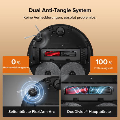 Roborock Qrevo Edge 2 Saug- und Wischroboter mit 25000 Pa HyperForce Saugkraft