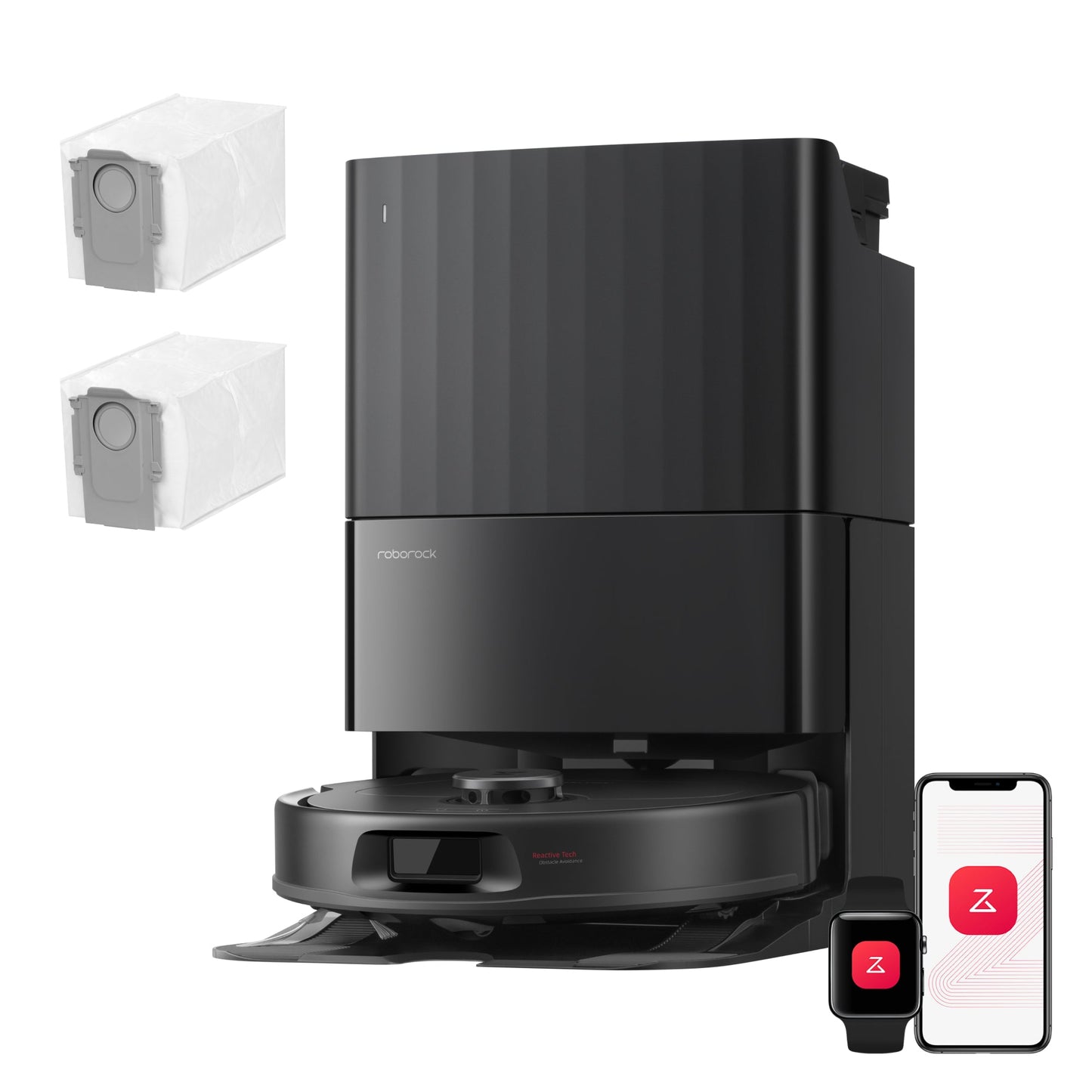 Roborock Qrevo S Pro Saug- und Wischroboter mit 18500 Pa Saugkraft und Multifunktions-Dockingstation