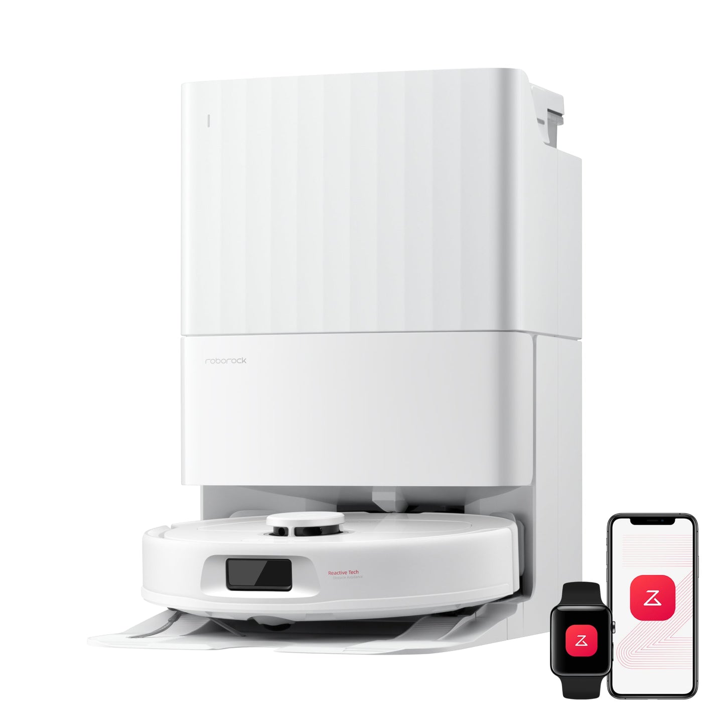 Roborock Qrevo S Pro Saug- und Wischroboter mit 18500 Pa Saugkraft und Multifunktions-Dockingstation