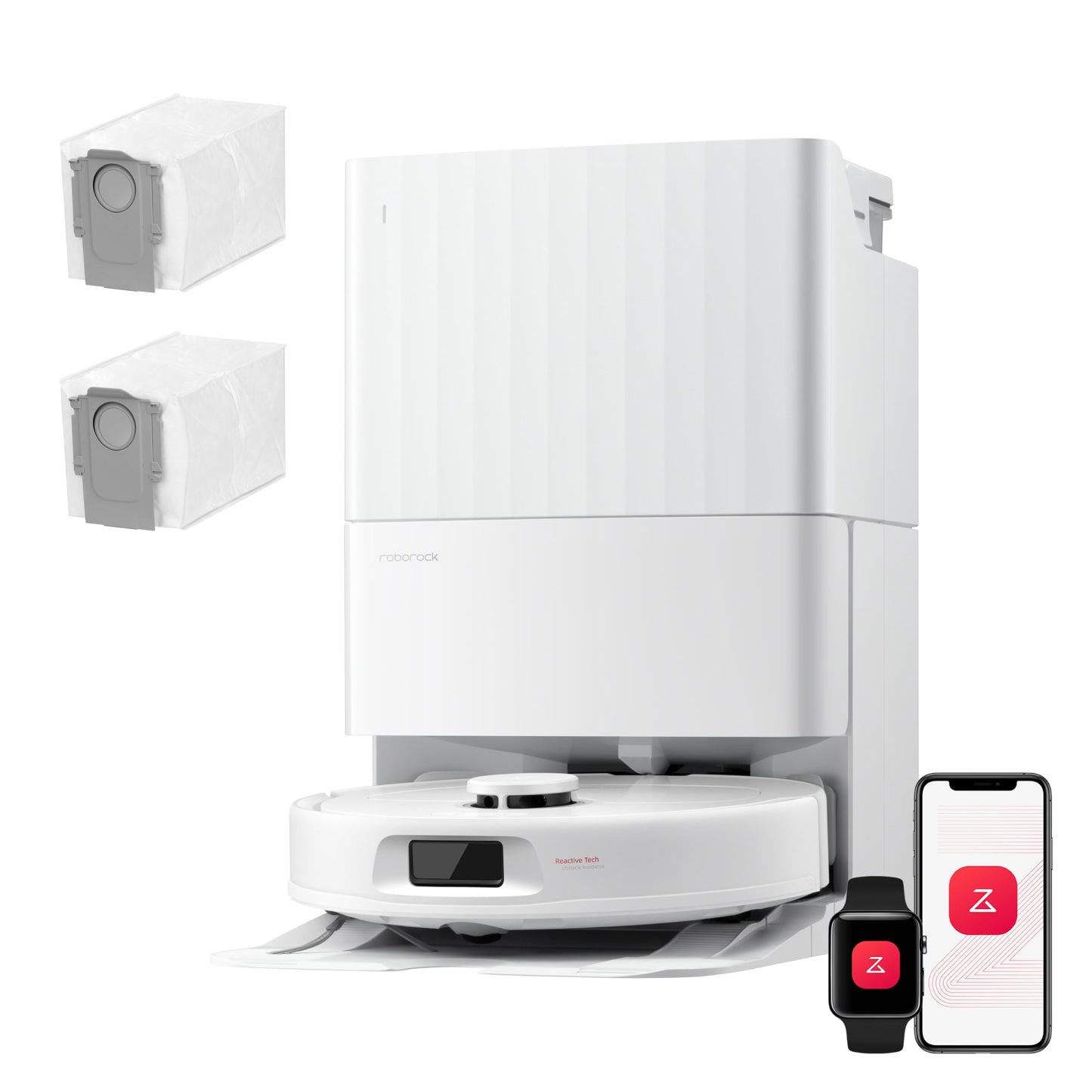 Roborock Qrevo S Pro Saug- und Wischroboter mit 18500 Pa Saugkraft und Multifunktions-Dockingstation