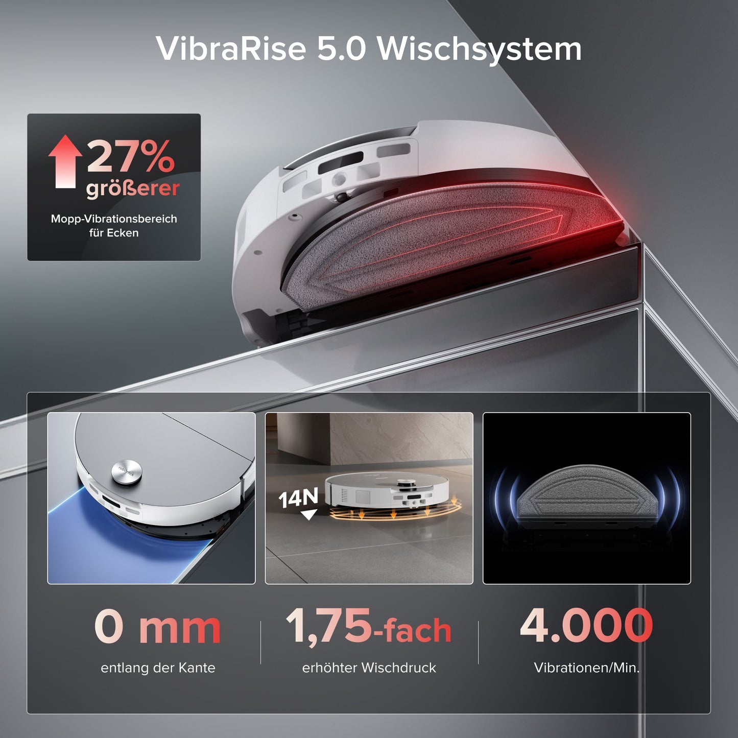 Roborock Saros 20 Sonic Saugroboter mit RockDock und intelligenter Wischfunktion