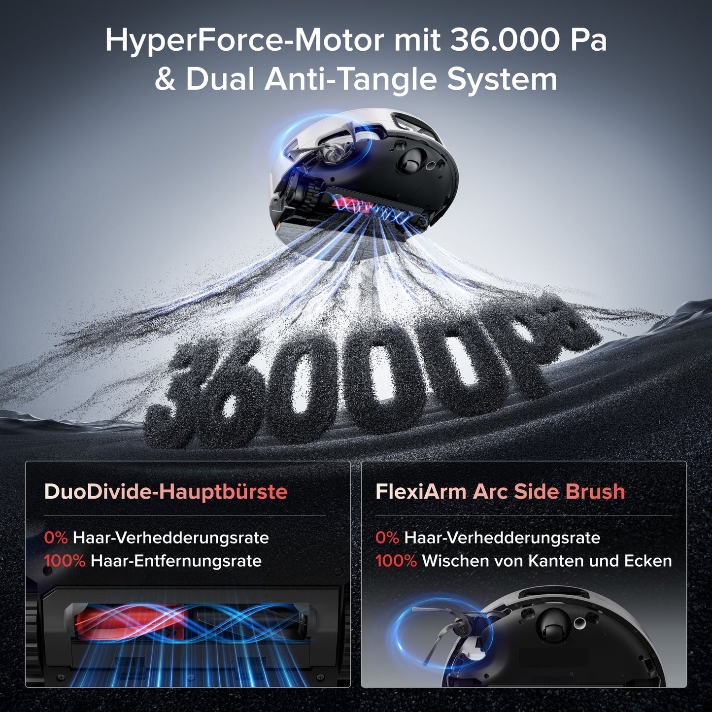 Roborock Saros 20 Sonic Saugroboter mit RockDock und intelligenter Wischfunktion