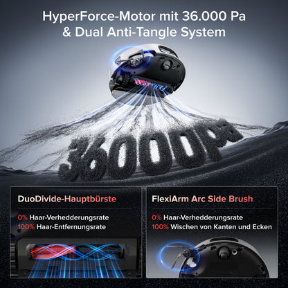 Roborock Saros 20 Sonic Saugroboter mit RockDock und intelligenter Wischfunktion
