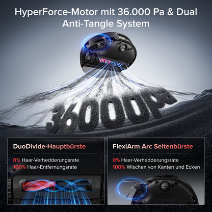 Roborock Saros 20 Sonic Saugroboter mit RockDock und intelligenter Wischfunktion