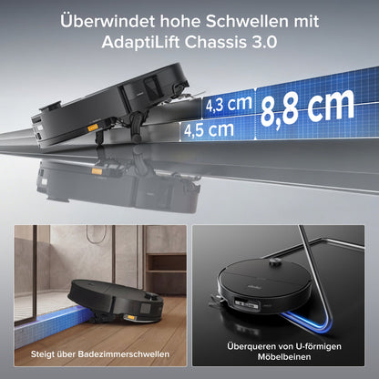Roborock Saros 20 Sonic Saugroboter mit RockDock und intelligenter Wischfunktion