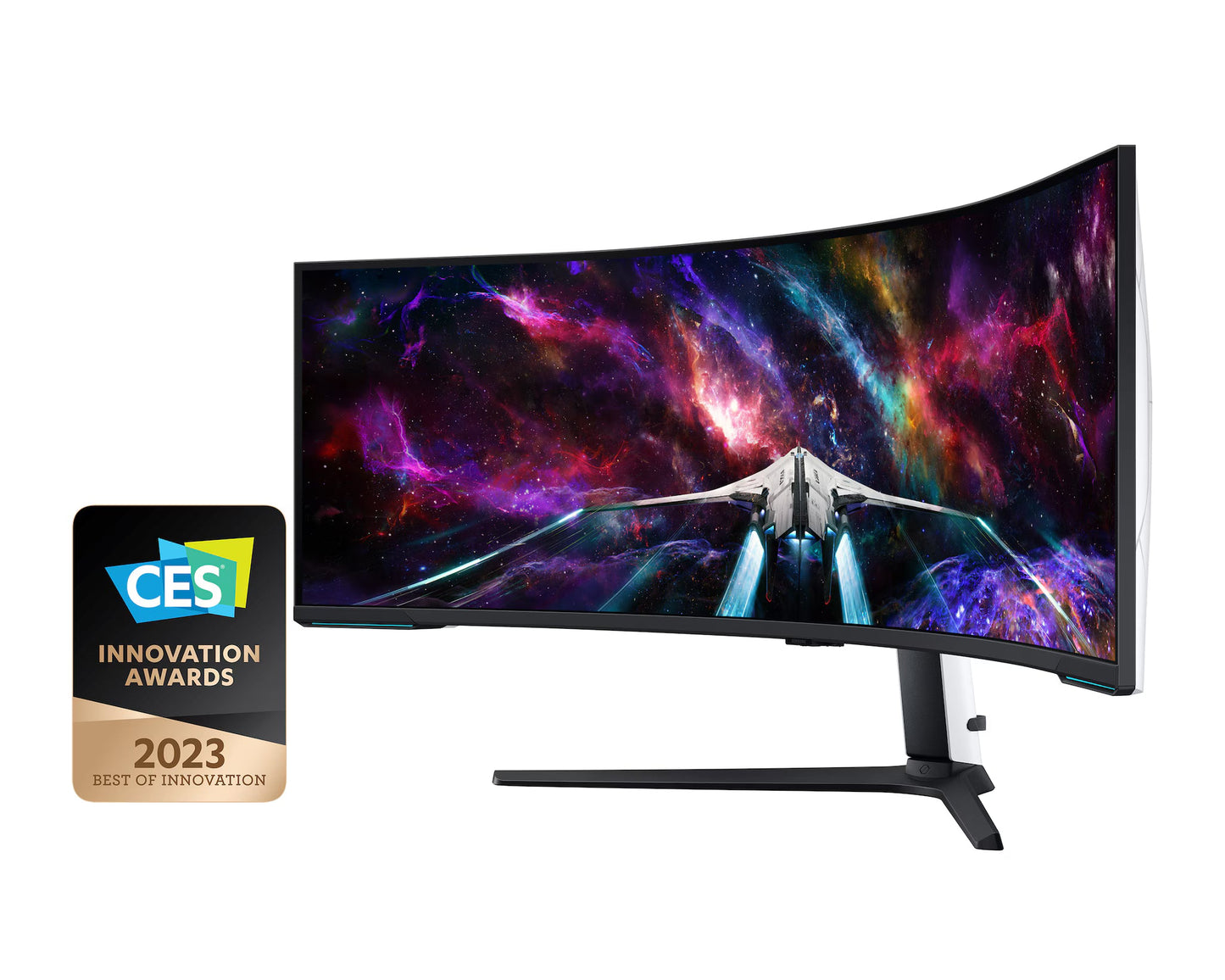Samsung Odyssey Neo G9 G95NC 57 Zoll Curved Gaming Monitor mit Dual UHD Auflösung und 240 Hz
