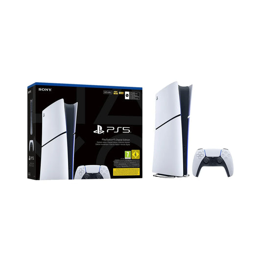 Sony PlayStation 5 Digital Edition Slim Konsole mit 825GB SSD für digitales Gaming
