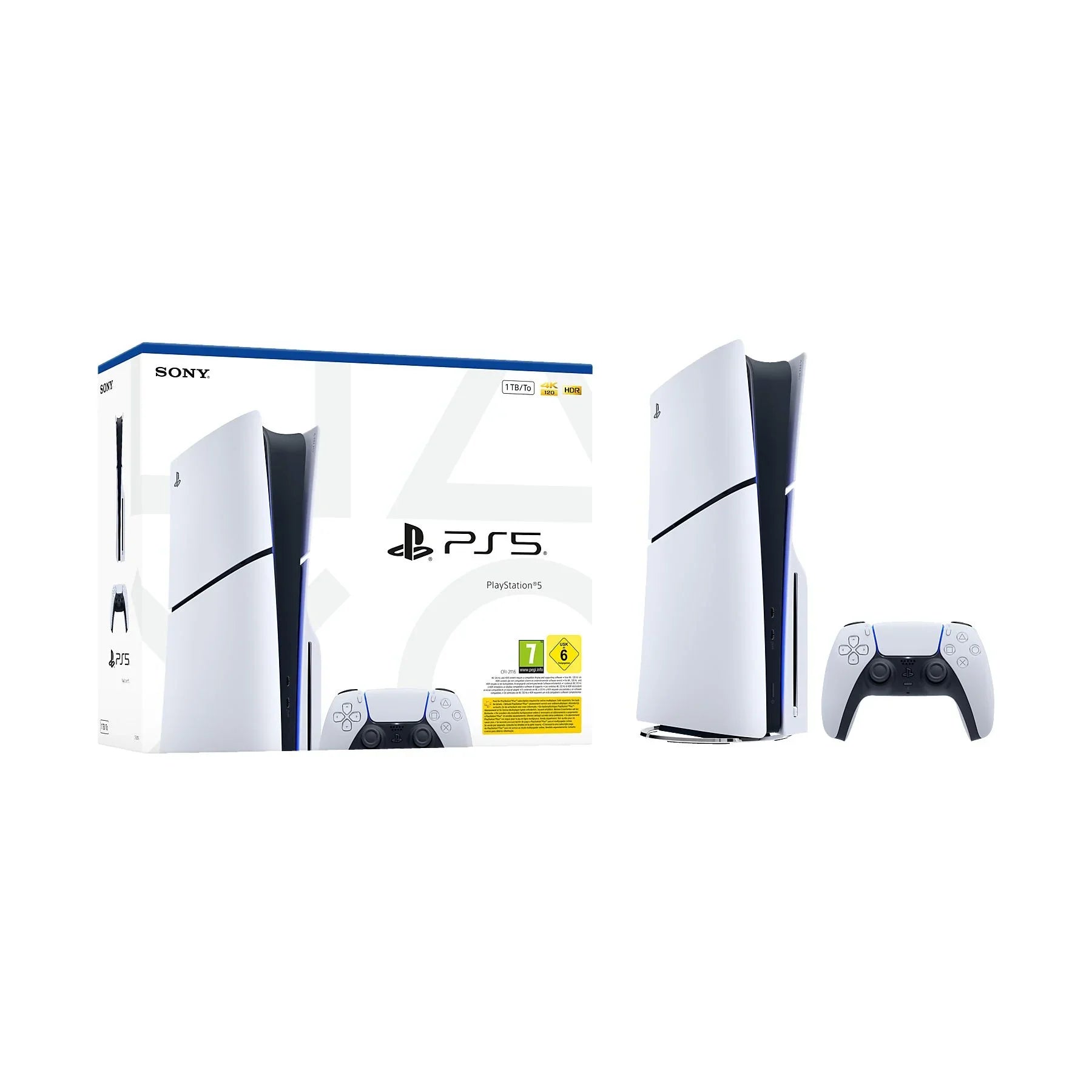 Sony PlayStation 5 Disc Edition mit 1 TB SSD und Ultra HD Blu-ray Laufwerk