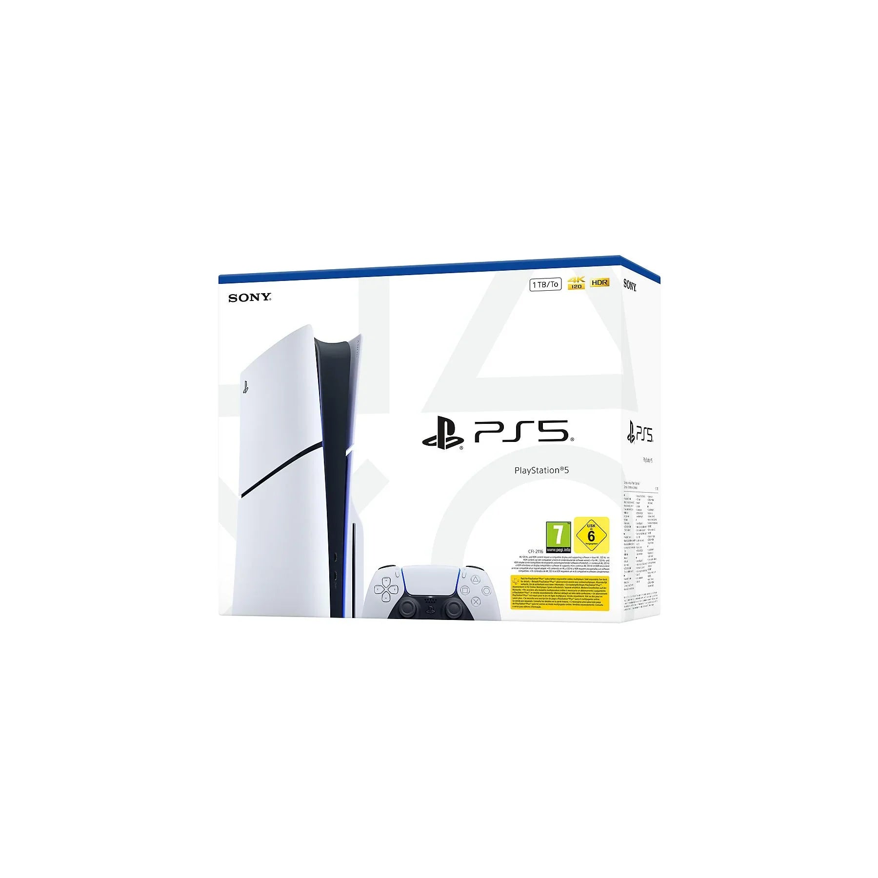 Sony PlayStation 5 Disc Edition mit 1 TB SSD und Ultra HD Blu-ray Laufwerk