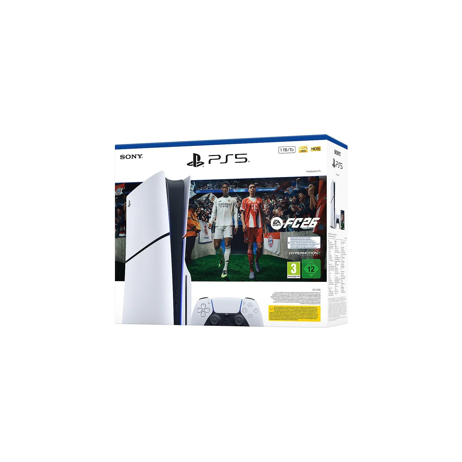 Sony PlayStation 5 Pro 2TB Konsole mit EA SPORTS FC 26 Bundle und DualSense Controller