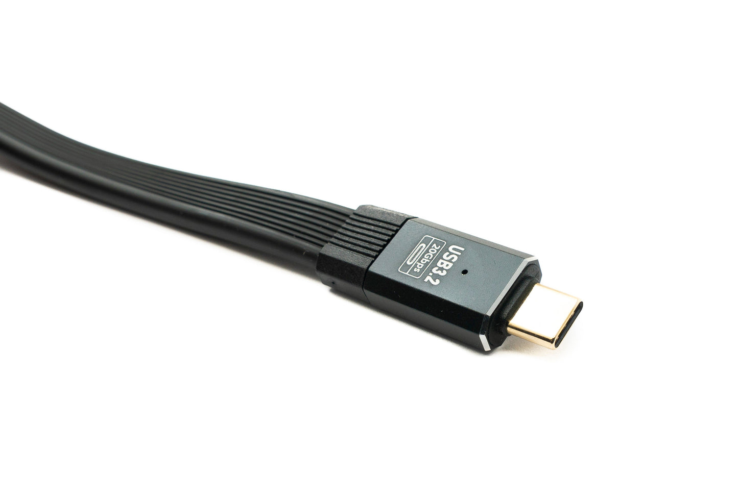 SYSTEM-S USB-C Kabel 20 cm mit 20 Gbit/s Datenübertragung und 100 Watt Power Delivery