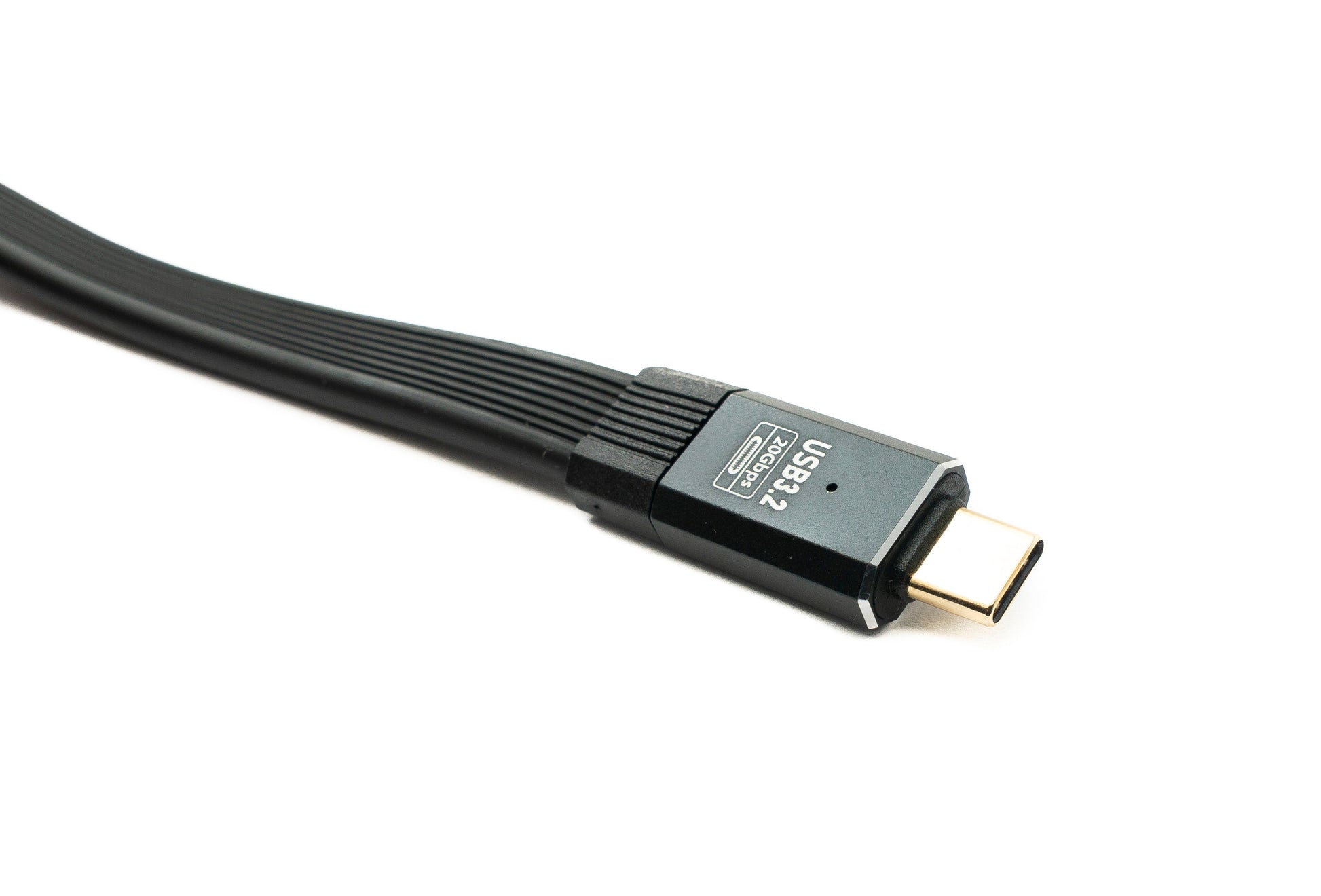 SYSTEM-S USB-C Kabel 20 cm mit 20 Gbit/s Datenübertragung und 100 Watt Power Delivery