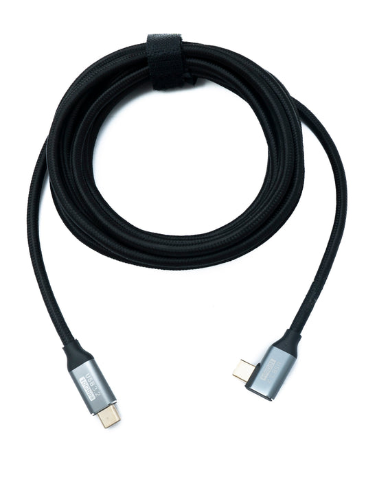SYSTEM-S USB-C Kabel 3 Meter mit 20 Gbit/s Datenübertragung und 100 Watt Power Delivery