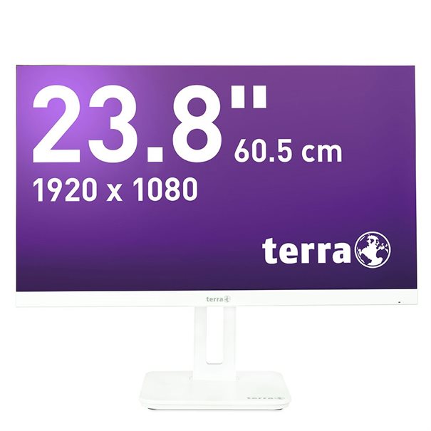 TERRA LCD LED 2465W PV GREENLINE PLUS 23,8 Zoll IPS Business Monitor in Weiß mit USB-C