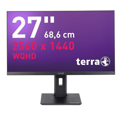 TERRA LCD LED 2772W PV 27 Zoll WQHD IPS Business Monitor mit USB-C HDMI und DisplayPort