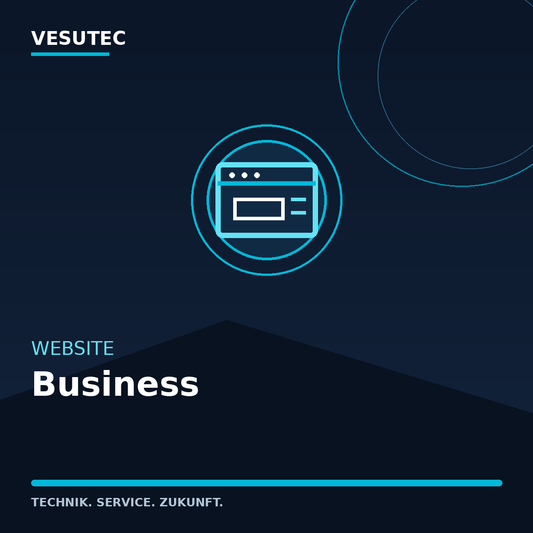 Website Business – VESUTEC Dienstleistung
